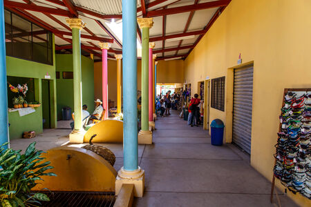 Central market indoors on November 6, 2014, in PalacagÃ¼ina, Nicaraguaのeditorial素材