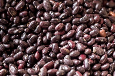 black beans group as a background