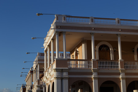 colonial house view from Granada, Nicaragua, Central America.のeditorial素材