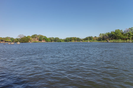 Island or Isletas, of Lake Nicaragua near Granada, Nicaraguaの写真素材