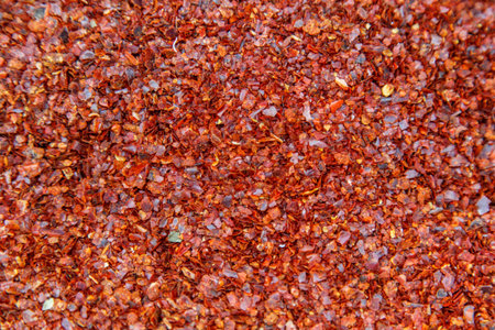 Organic Spicy Red Pepper Flakes used for cooking