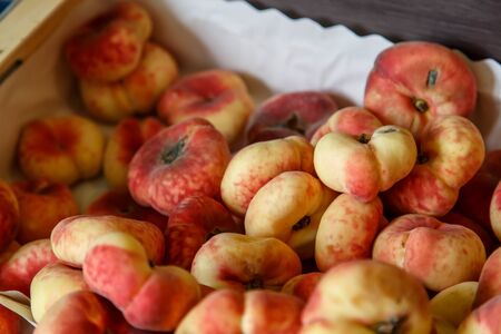 nectarine group at marketplaceの写真素材