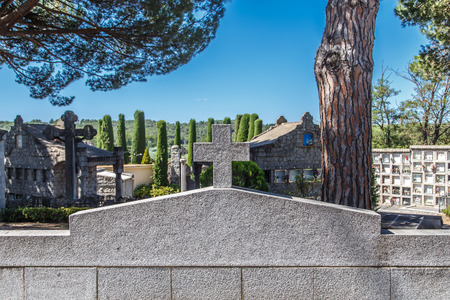 old cemetery in Cardedeu, Catalunya, Spainの写真素材
