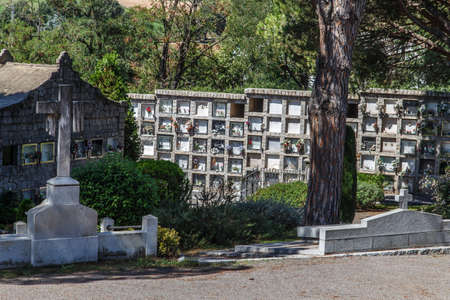 old cemetery in Cardedeu, Catalunya, Spainのeditorial素材