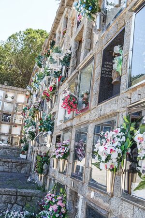 old cemetery in Cardedeu, Catalunya, Spainのeditorial素材