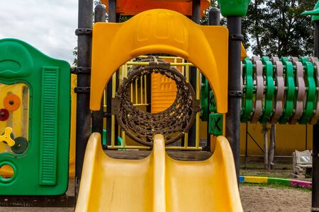 Colorful Children's Playground, Nicaraguaの写真素材