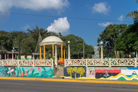 Park of San Ramon, Matagalpa, Nicaraguaの写真素材