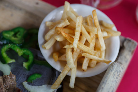 french fries detail