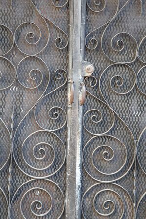 old door as background, vertical photoの写真素材