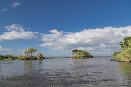 isletas de granada view, tourist natural place to visit from Nicaraguaの写真素材