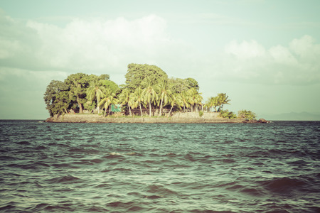 isletas de granada view, tourist natural place to visit from Nicaraguaの写真素材