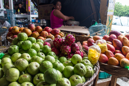 Managua, Nicaragua â July 3, 2016: Roberto Huembes popular market from Managua. Daily life in Nicaragua photography seriesのeditorial素材