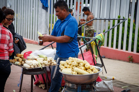 Managua, Nicaragua â July 19, 2016: People on street commemorating the 37th anniversary of victory of sandinist revolutionのeditorial素材