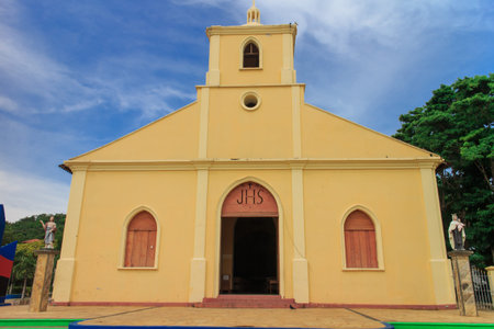San juan del sur church, Nicaraguaの写真素材