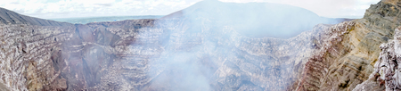 view of volcan Masaya, Nicaragua. The most active volcano in Nicaragua.の写真素材