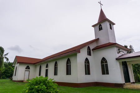 Church from Corn Island, Nicaragua. Travel general imageryの写真素材