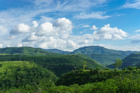 green mountains from Nicaraguaの写真素材