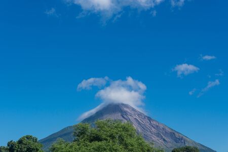 Ometepe Island, Nicaragua. View of Voclano Concepcionの写真素材