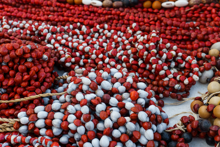 detail of handicrafts from Cuba.の写真素材