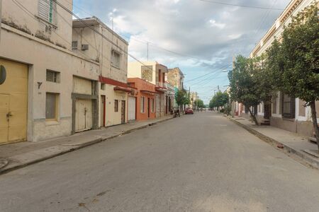CIENFUEGOS, CUBA - DECEMBER 31, 2016: Street viewのeditorial素材