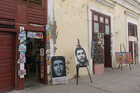 Cienfuegos, Cuba â January 1, 2017: art on the streetのeditorial素材