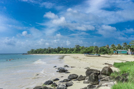 Corn island Beach, Nicaraguaのeditorial素材