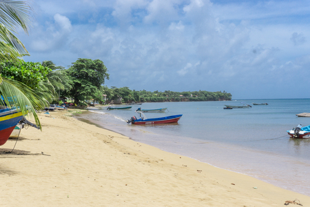 Corn Island, Nicaragua â August 18, 2016: corn island general viewのeditorial素材