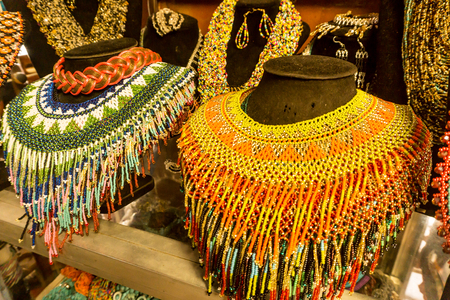 Necklace crafts handmadeの写真素材