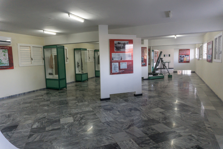 playa giron, Cuba, January 2, 2017:  Inside the war museum of playa Giron.のeditorial素材