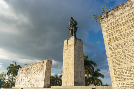 Santa Clara, Cuba, January 6, 2017: Che Guevara monument from outdoors in Santa Claraのeditorial素材