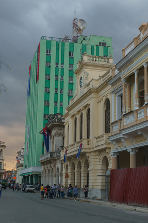 Santa Clara, Cuba, January 5, 2017: Street view on Santa Clara, Cuba. General travel imageryのeditorial素材