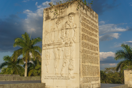 Santa Clara, Cuba, January 6, 2017: Che Guevara monument from outdoors in Santa Claraのeditorial素材