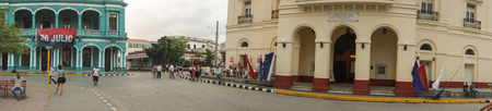 Santa Clara, Cuba, January 5, 2017: Street view on Santa Clara, Cuba. General travel imageryのeditorial素材