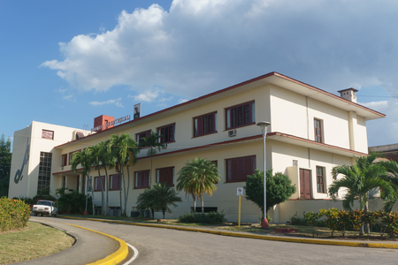Santa Clara, Cuba, January 5, 2017: Communist Party central building from outdoors in Santa Clara, Cuba.のeditorial素材