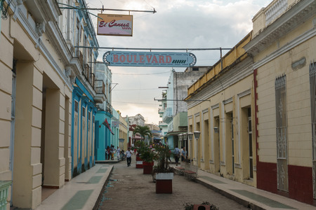 Santa Clara, Cuba, January 5, 2017: Street view on Santa Clara, Cuba. General travel imageryのeditorial素材