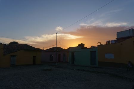 street view of trinidad. Touristic place from Cubaの写真素材