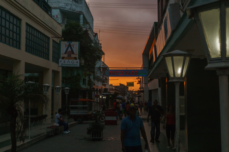 Santa Clara, Cuba, January 5, 2017: Street view on Santa Clara, Cuba. General travel imageryのeditorial素材