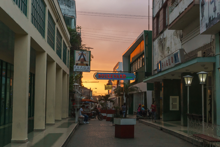 Santa Clara, Cuba, January 5, 2017: Street view on Santa Clara, Cuba. General travel imageryのeditorial素材
