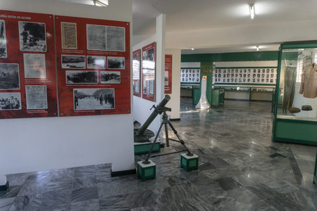 playa giron, Cuba, January 2, 2017:  Inside the war museum of playa Giron.のeditorial素材