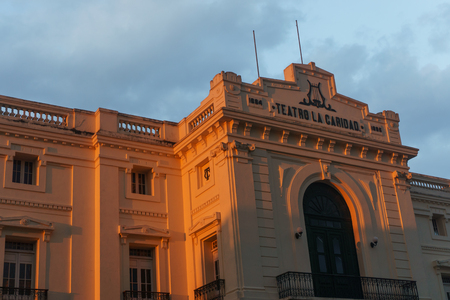 Santa Clara, Cuba, January 5, 2017: General street view around the central park. General travel imageryのeditorial素材