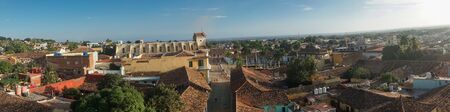 Panoramic view of Trinidad, Cuba from upの写真素材