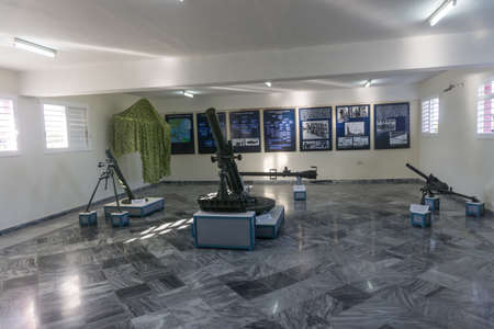 playa giron, Cuba, January 2, 2017:  Inside the war museum of playa Giron.のeditorial素材