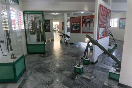 playa giron, Cuba, January 2, 2017:  Inside the war museum of playa Giron.のeditorial素材