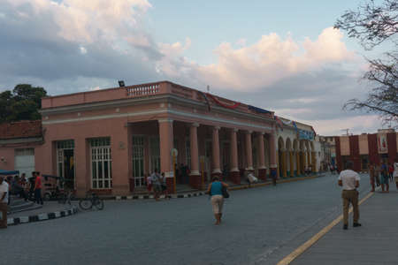 Santa Clara, Cuba, January 5, 2017: Street view on Santa Clara, Cuba. General travel imageryのeditorial素材