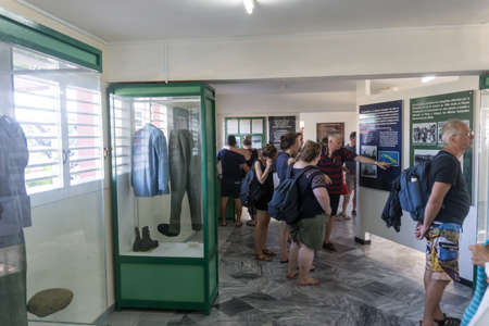 playa giron, Cuba, January 2, 2017:  Inside the war museum of playa Giron.のeditorial素材
