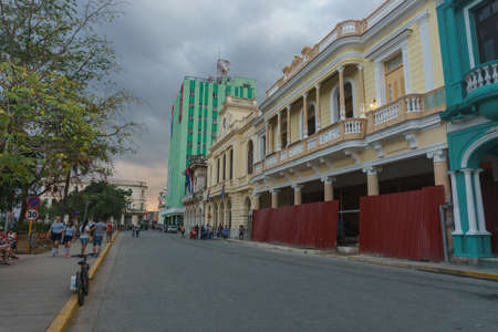 Santa Clara, Cuba, January 5, 2017: Street view on Santa Clara, Cuba. General travel imageryのeditorial素材