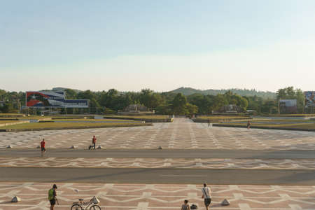 Santa Clara, Cuba, January 6, 2017: Che Guevara monument from outdoors in Santa Claraのeditorial素材