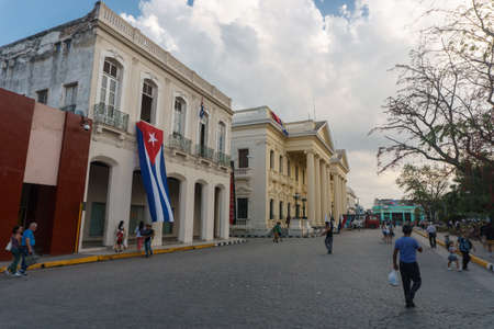 Santa Clara, Cuba, January 5, 2017: Street view on Santa Clara, Cuba. General travel imageryのeditorial素材