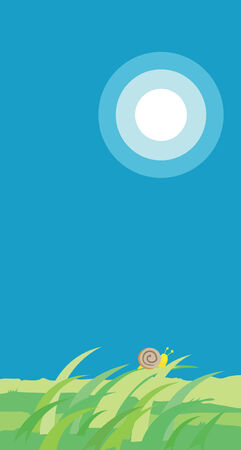 summer day  vector illustrationのイラスト素材