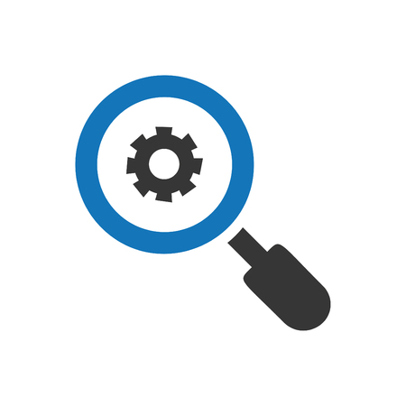 Research icon vectorのイラスト素材